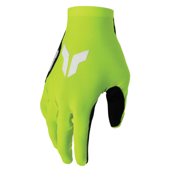 Мотокрос ръкавици THOR SPORTMODE RIOT ACID с длан от Clarino® и гъвкава задна част
