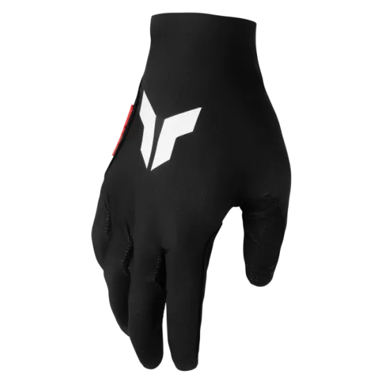 Мотокрос ръкавици THOR SPORTMODE RIOT BLACK с минимални шевове и длан от Clarino®
