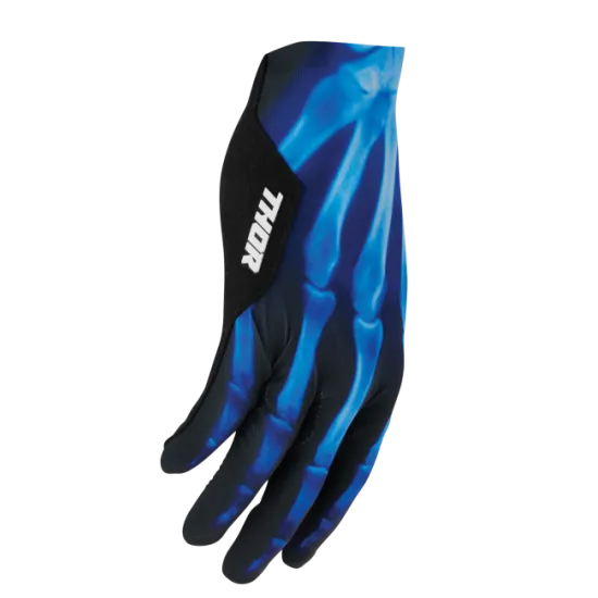 Мотокрос ръкавици THOR SPORTMODE X-RAY BLACK/BLUE - Мотокрос ръкавици от марка Thor