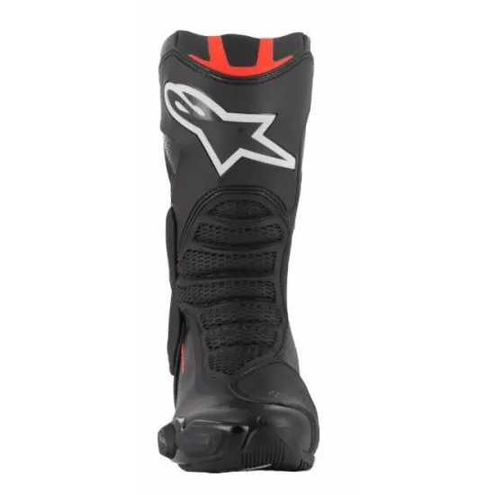 Ботуши ALPINESTARS SMX-6 V3 BLACK/RED с биомеханична защита и TPU протектори