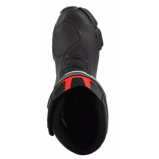 Ботуши ALPINESTARS SMX-6 V3 BLACK/RED с биомеханична защита и TPU протектори