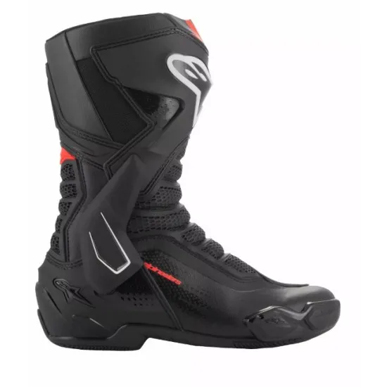 Ботуши ALPINESTARS SMX-6 V3 BLACK/RED с биомеханична защита и TPU протектори