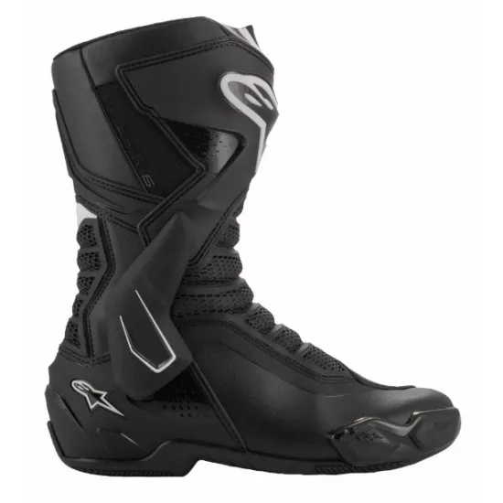 Ботуши ALPINESTARS SMX-6 V3 BLACK/WHITE с биомеханична защита и TPU протектори