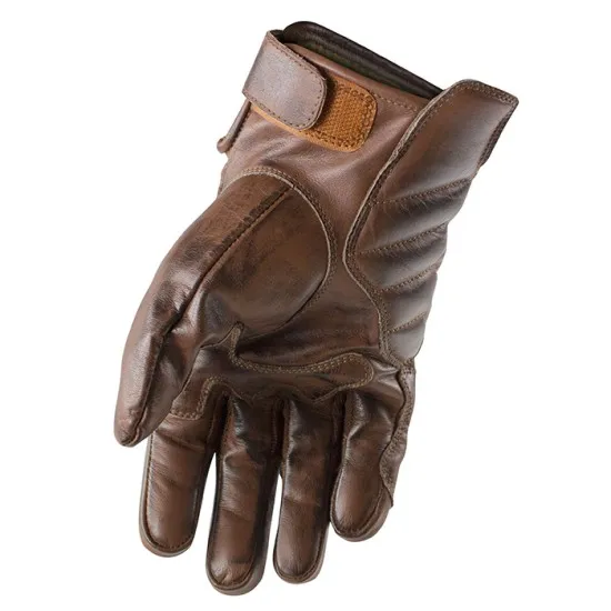 Дамски мото ръкавици TRILOBITE 1942 Cafe BROWN с TPU защита и естествена кожа