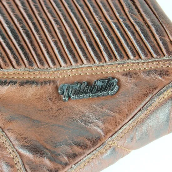 Дамски мото ръкавици TRILOBITE 1942 Cafe BROWN с TPU защита и естествена кожа
