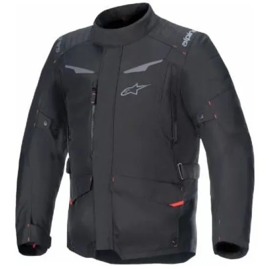 Текстилно мото яке ALPINESTARS ST-1 WP BLK с водоустойчива термоподплата и Nucleon Flex Plus протектори