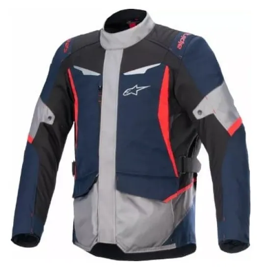 Текстилно мото яке ALPINESTARS ST-1 WP BLUE/BLK/RED с водоустойчива термоподплата и Nucleon Flex Plus протектори
