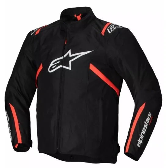 Текстилно яке ALPINESTARS T-SPS V2 WP BLACK/RED с водоустойчива мембрана и протектори Nucleon Flex Plus