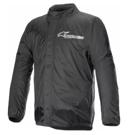 ALPINESTARS HURRICANE V2 BLK - Ултралек водоустойчив дъждобран с еластични маншети и двойно затваряне Дъждобран ALPINESTARS HURRICANE V2 BLK - Водоустойчив, ултралек и с подплата от мрежа