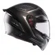 Каска AGV K1 S SLING MATT BLACK/GREY с термопластична черупка и визьор Ultravision