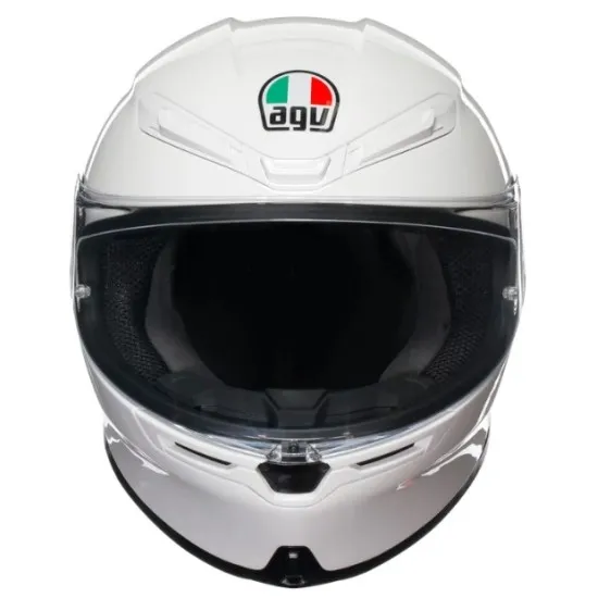 Каска AGV K6 S E2206 - WHITE с лека черупка и визьор Ultravision