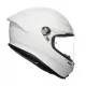 Каска AGV K6 S E2206 - WHITE с лека черупка и визьор Ultravision