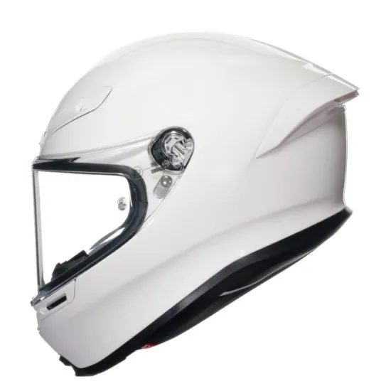 Каска AGV K6 S E2206 - WHITE с лека черупка и визьор Ultravision
