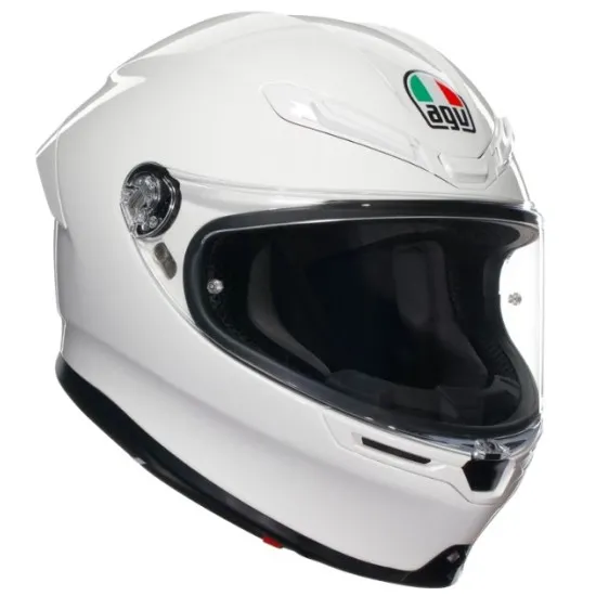 Каска AGV K6 S E2206 - WHITE с лека черупка и визьор Ultravision