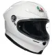 Каска AGV K6 S E2206 - WHITE с лека черупка и визьор Ultravision