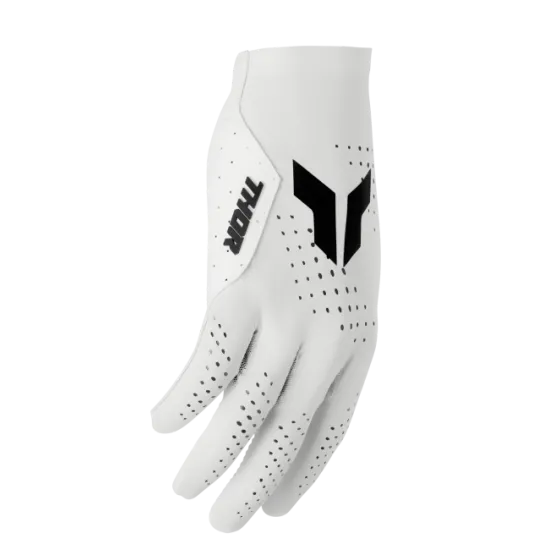 Мотокрос ръкавици THOR SPORTMODE VENTED WHITE с дишащ дизайн и длан от Clarino