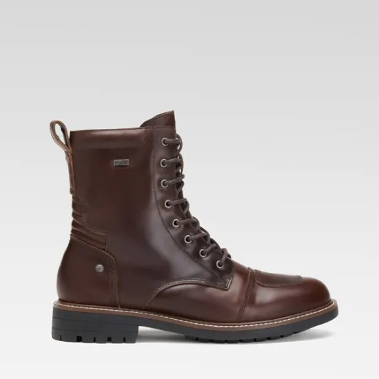 Мото ботуши XPD X-NASHVILLE H2OUT BROWN – водоустойчиви кожени обувки за мотористи