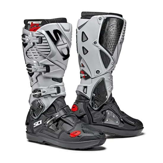 Мотокрос ботуши SIDI CROSSFIRE 3 SRS BLACK ASH – стабилност и функционалност