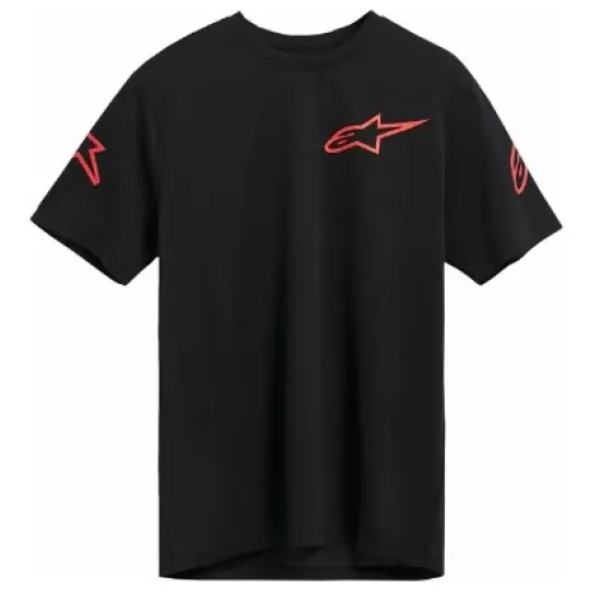 Мото тениска ALPINESTARS PERF SHOULDERED BLK – устойчива и стилна