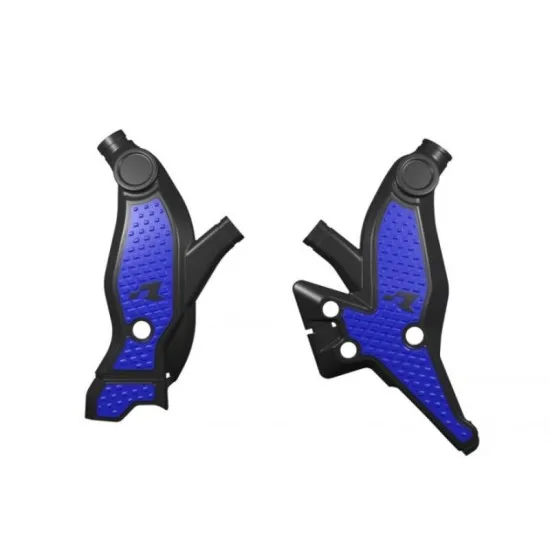 Протектор за рама Racetech T7 Revolution Yamaha Black/Blue – защита за рамка с нехлъзгава повърхност