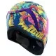 Каска ICON Airform Scatterbrain MIPS® Purple/Multi с MIPS защита и тъмен визьор