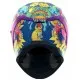 Каска ICON Airform Scatterbrain MIPS® Purple/Multi с MIPS защита и тъмен визьор