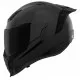 ICON Ultraflite RIZZ RIZZ MIPS® BLACK – черна мото каска с MIPS защита и вграден визьор