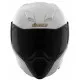 ICON Ultraflite RIZZ RIZZ MIPS® WHITE – бяла мото каска с MIPS защита и слънчев визьор