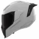 ICON Ultraflite RIZZ RIZZ MIPS® WHITE – бяла мото каска с MIPS защита и слънчев визьор