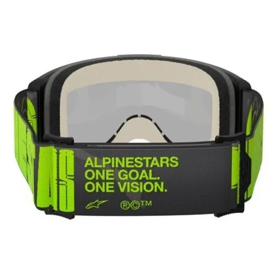 Мотокрос очила ALPINESTARS VISION 5 HOLLOW CHARCOAL YLLW FL Mirror SILVER – защитни, стилни и с подобрена вентилация