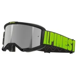 Мотокрос очила ALPINESTARS VISION 5 HOLLOW CHARCOAL YLLW FL Mirror SILVER