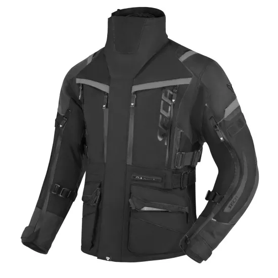 Текстилно мото яке SECA ARRAKIS III BLACK – водоустойчиво, защитно и комфортно
