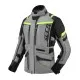 Дамско текстилно яке SECA ARRAKIS III Titanium/Neon Yellow – защита, комфорт и адаптивност