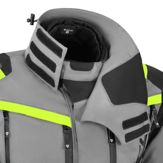 Текстилно мото яке SECA ARRAKIS III TITANIUM/NEON YELLOW – водоустойчиво и защитно
