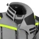 Текстилно мото яке SECA ARRAKIS III TITANIUM/NEON YELLOW – водоустойчиво и защитно