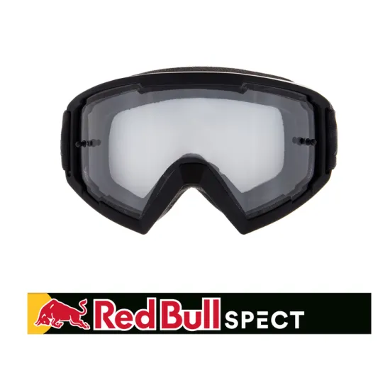 Мотокрос очила Red Bull Spect Whip Single Lens Black Clear с прозрачни лещи