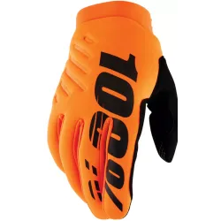 Мотокрос ръкавици 100% BRISKER FLUO ORANGE/BLACK