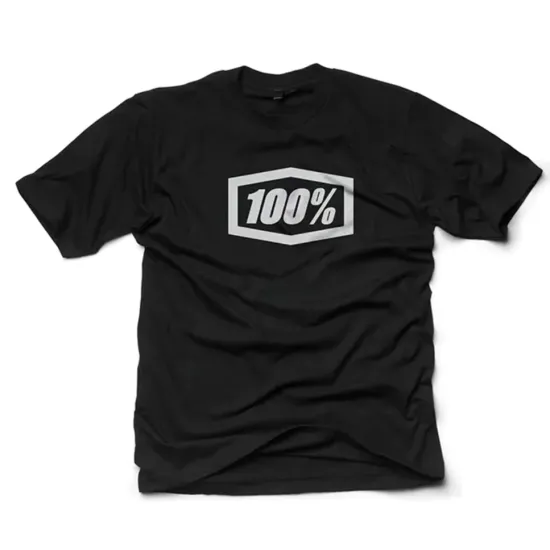 Мото тениска 100% Essential – мека памучна тениска с логото 100%