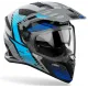 Каска AIROH BANDIT SPICY BLUE GLOSS – адвенчър каска с визьор и двойна конфигурация