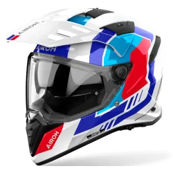 Каска AIROH BANDIT HORN WHITE GLOSS