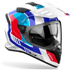 Каска AIROH BANDIT HORN WHITE GLOSS