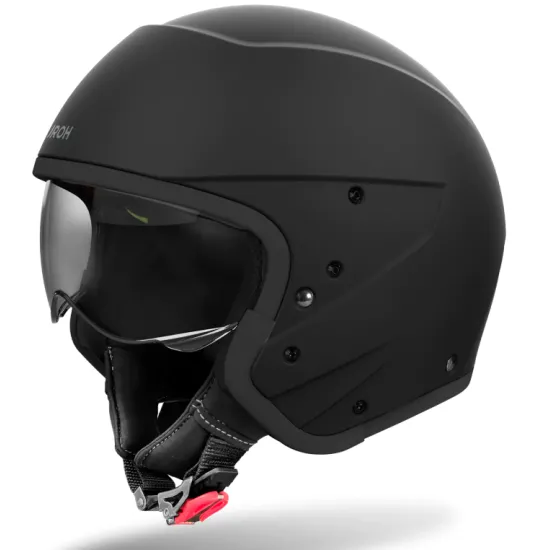 Каска за скутер AIROH J110 BLACK MATT – каска 2 в 1 с подвижна брадичка и визьор