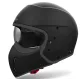 Каска за скутер AIROH J110 BLACK MATT – каска 2 в 1 с подвижна брадичка и визьор