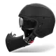 Каска за скутер AIROH J110 BLACK MATT – каска 2 в 1 с подвижна брадичка и визьор