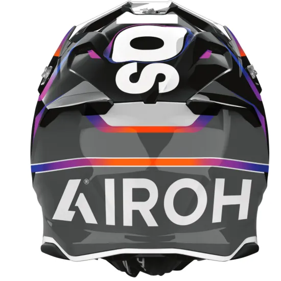 Мотокрос каска Airoh Twist 3 Hustle Gloss – лека каска от Thermoplastic HRT с ASN и AEFR системи