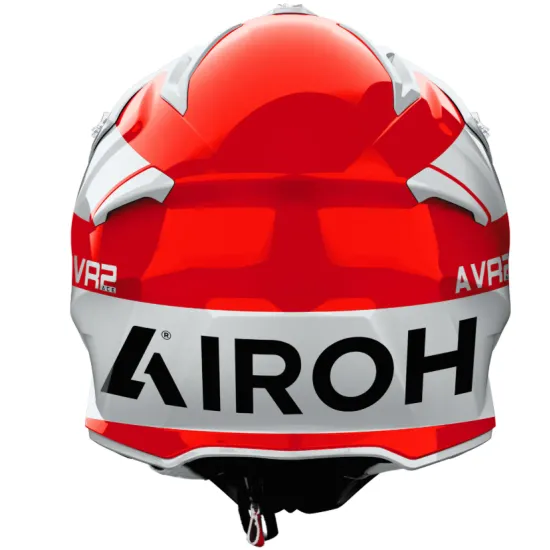 Мотокрос каска Airoh Aviator Ace 2 Iron Red Gloss – лека каска от Composite Carbon с ASN и AEFR