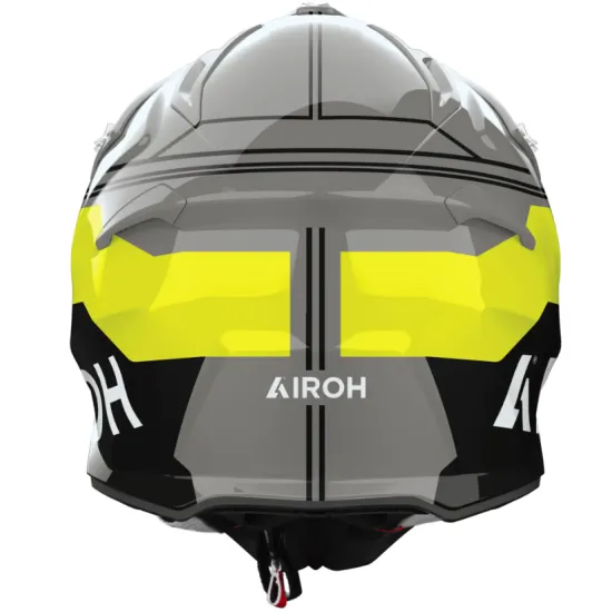Мотокрос каска Airoh Aviator Ace 2 Fury Yellow Gloss – каска от Composite Carbon с ASN и AEFR