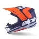 Мотокрос каска Alpinestars SM7 Core ORAN/BLUE – офроуд каска с оранжево-син дизайн и вентилация