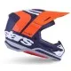 Мотокрос каска Alpinestars SM7 Core ORAN/BLUE – офроуд каска с оранжево-син дизайн и вентилация