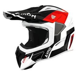 Мотокрос каска AIROH AVIATOR ACE 2 SHIELD RED GLOSS